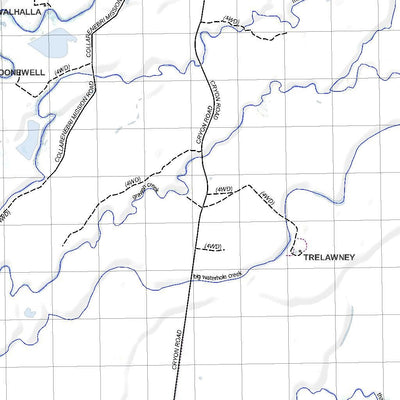 Getlost Maps Getlost Map 8638 COLLARENEBRI NSW Topographic Map V15 1:75,000 digital map