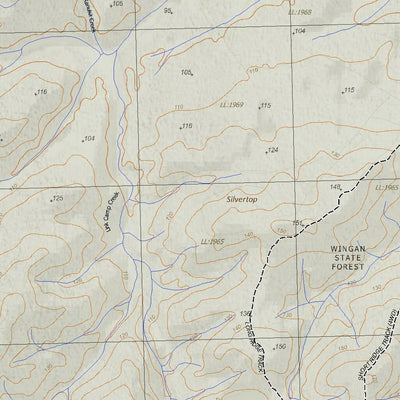 Getlost Maps Getlost Map 8722-1 DRUMMER Victoria Topographic Map V16b 1:25,000 digital map