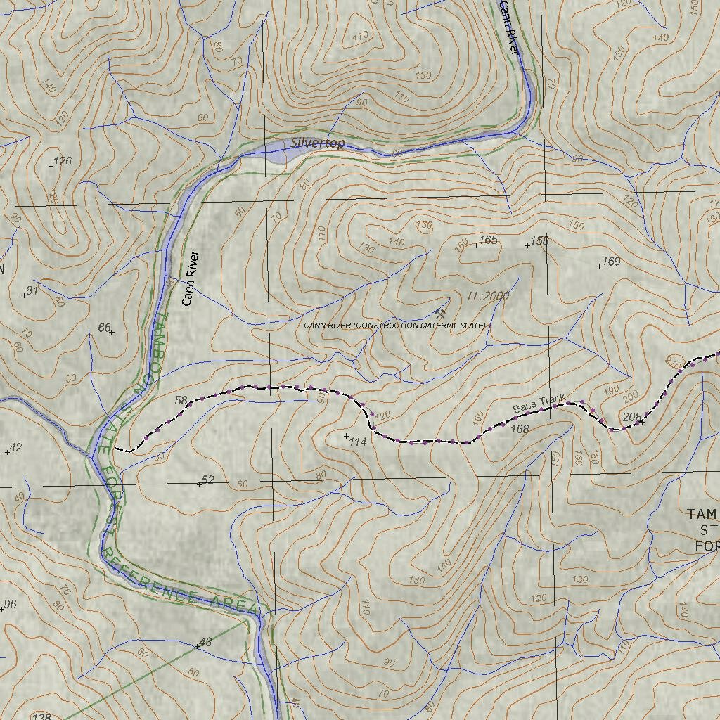 Getlost Map 8722-4 CANN Victoria Topographic Map V16b 1:25,000 by ...