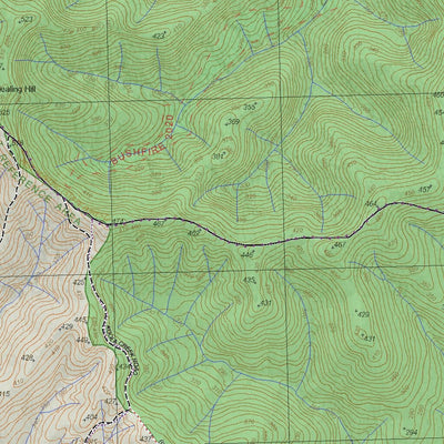 Getlost Maps Getlost Map 8723-2 WANGARABELL Victoria Topographic Map V16b 1:25,000 digital map