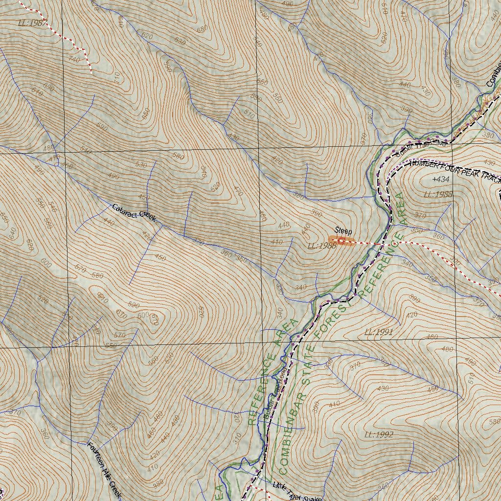 Getlost Map 8723-3 COMBIENBAR Victoria Topographic Map V16b 1:25,000 by ...