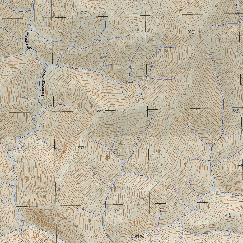 Getlost Map 8723-4 CRAIGIE Victoria Topographic Map V16b 1:25,000 by ...