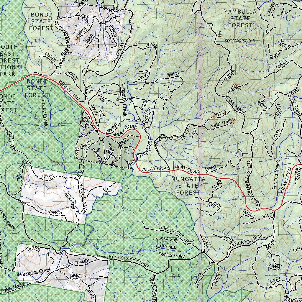 Getlost Map 8723-8823 CRAIGIE-EDEN Victoria Topographic Map V16b 1: ...