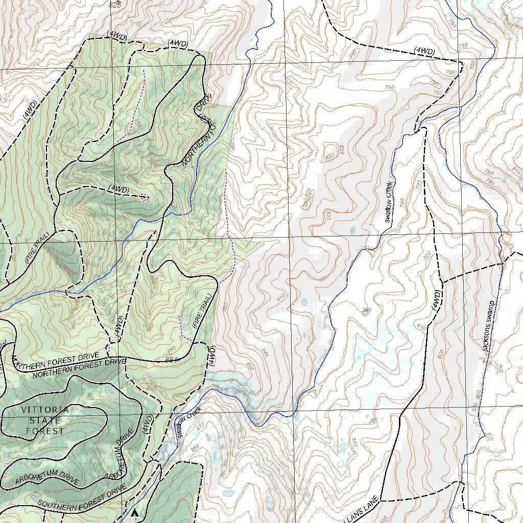 Getlost Map 8731-2S Vittoria NSW Topographic Map V15 1:25,000 by ...