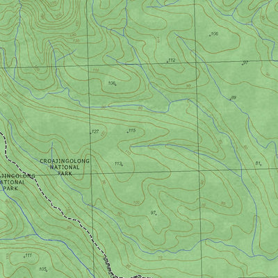 Getlost Maps Getlost Map 8822-4 WINGAN Victoria Topographic Map V16b 1:25,000 digital map
