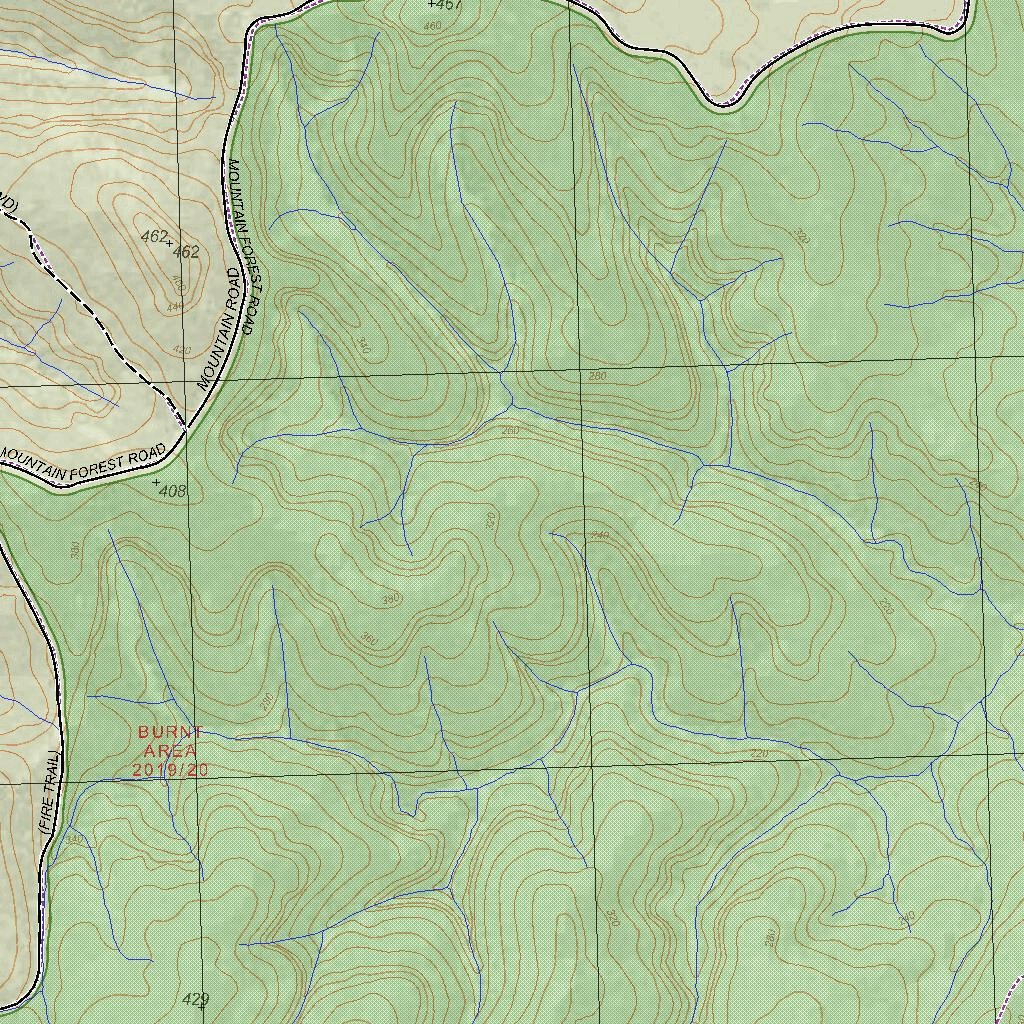 Getlost Map 8823-2 NADGEE Victoria Topographic Map V16b 1:25,000 by ...