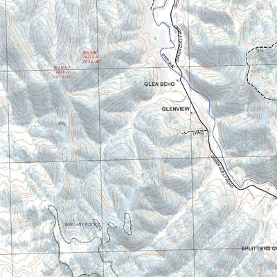 Getlost Maps Getlost Map 8832-3N Windeyer NSW Topographic Map V15 1:25,000 digital map