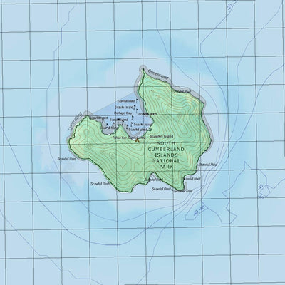 Getlost Maps Getlost Map 8856 SCAWFELL Qld Topographic Map V15 1:75,000 digital map