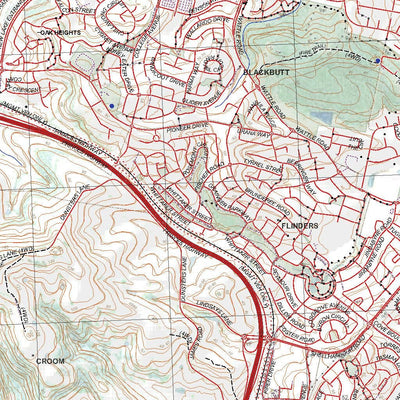 Getlost Maps Getlost Map 9028-1N Albion Park NSW Topographic Map V15 1:25,000 digital map