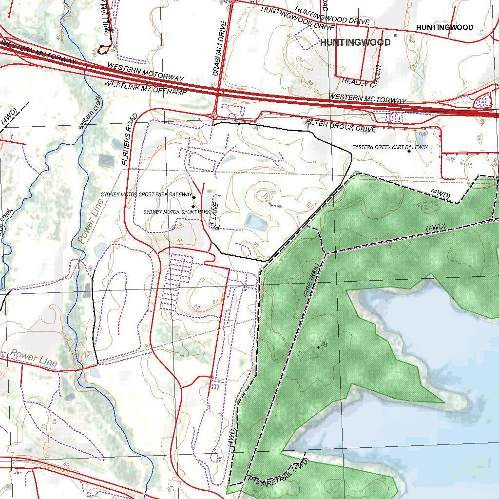 Getlost Map 9030-2N Prospect NSW Topographic Map V15 1:25,000 by ...