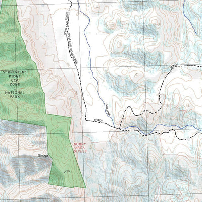 Getlost Maps Getlost Map 9038-3S Dinoga NSW Topographic Map V15 1:25,000 digital map