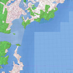 Getlost Maps Getlost Map 9130-1N Broken Bay Topographic Map V13 1:25,000 bundle exclusive