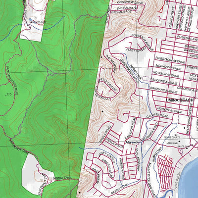 Getlost Maps Getlost Map 9130-1N Broken Bay Topographic Map V13 1:25,000 bundle exclusive