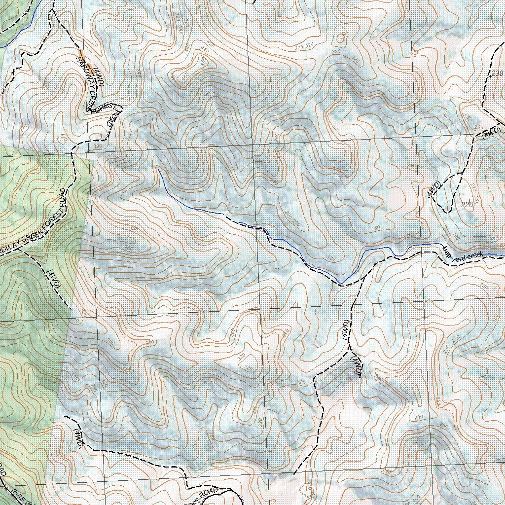 Getlost Map 9334-4s Kerriki Nsw Topographic Map V15 1:25,000 Map By 