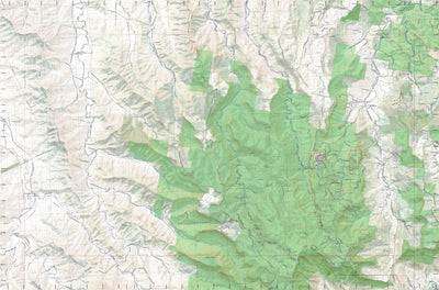 Getlost Maps Getlost Map 9541-4S Beechmont NSW Topographic Map V15 1:25,000 digital map