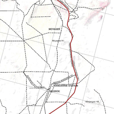 Getlost Maps Getlost Map SG5015 CUE Australia Touring Map V15a 1:250,000 digital map