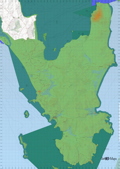 Getlost Maps Getlost Map Wilson's Promontory (Special) Topographic Getlost Map bundle exclusive