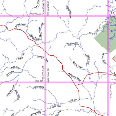 Getlost Maps Getlost Maps Index Map - Queensland digital map