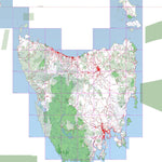 Getlost Maps Getlost Maps Index Map - Tasmania digital map