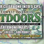 GH Services Nipigon Red Rock Trail and Amenity Map digital map