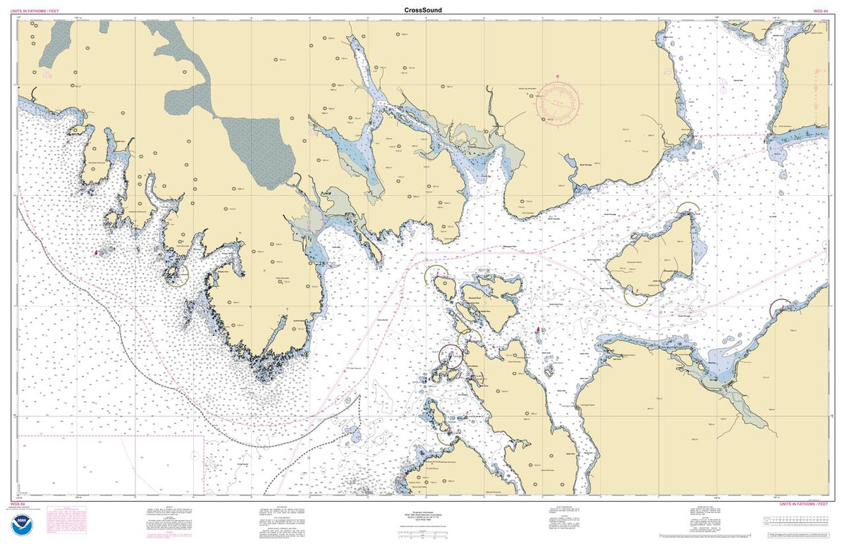 Glacier Bay - Cross Sound NOAA ENC Map by Glacier Bay National Park ...