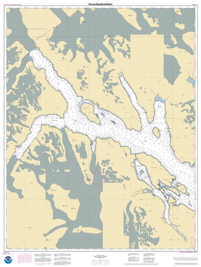 Glacier Bay - Northwest NOAA ENC Preview 1