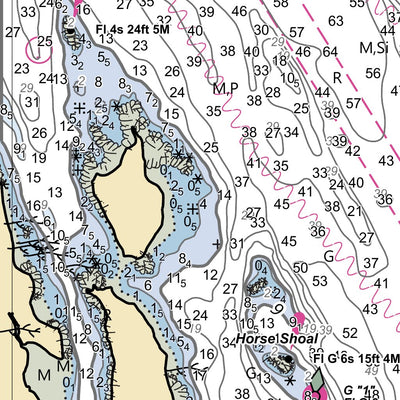 Glacier Bay - Pt. Retreat/Auke Bay NOAA ENC Preview 3
