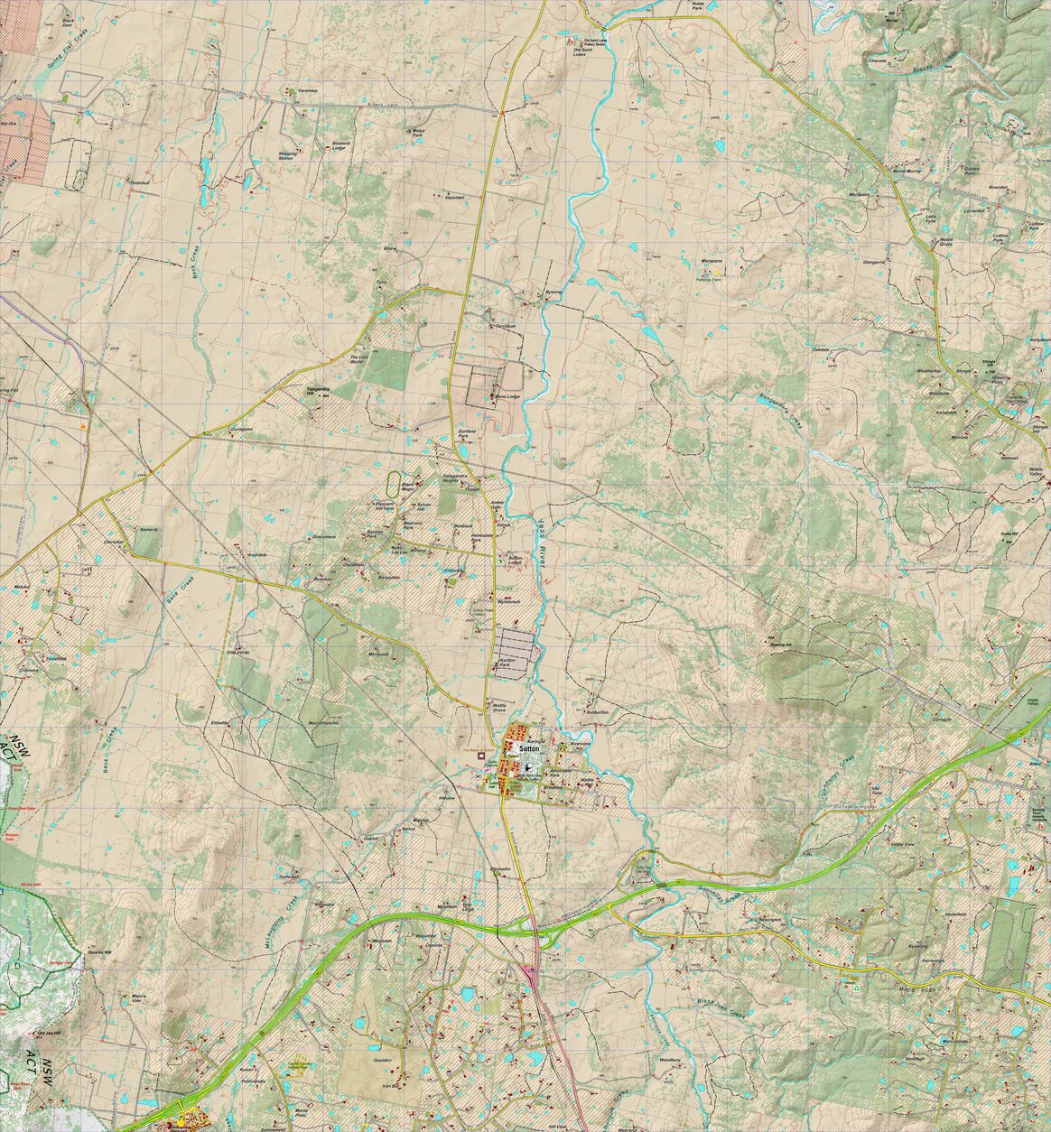 Canberra A3 25 Map by gomaps | Avenza Maps
