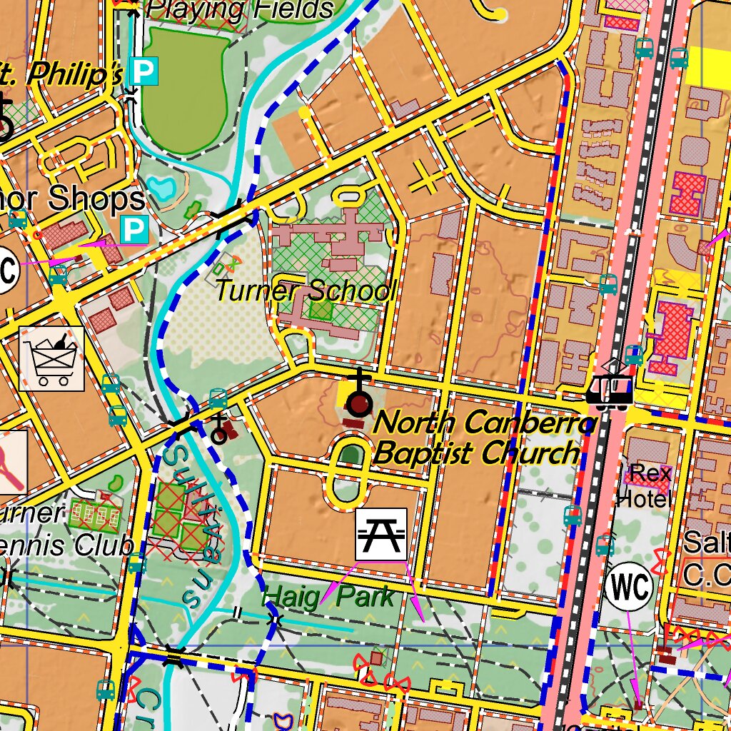 Canberra B2 25 Map by gomaps | Avenza Maps