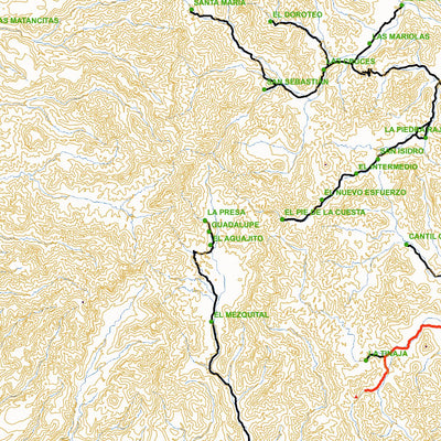 GoTrekkers Ltd Baja Mexico 1:250,000 digital map