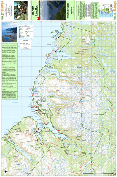 GoTrekkers Ltd Gros Morne National Park of Canada digital map