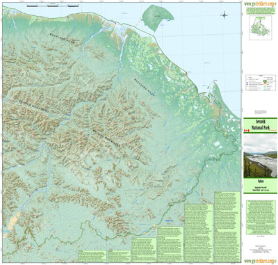 GoTrekkers Ltd Ivvavik National Park of Canada digital map