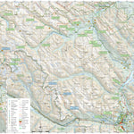 GoTrekkers Ltd Jasper National Park North Trail Planning Map digital map