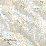 GoTrekkers Ltd Jasper National Park North Trail Planning Map digital map