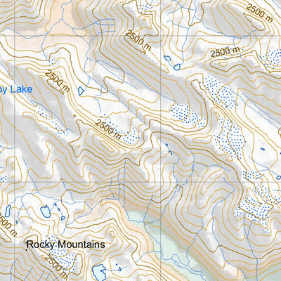 GoTrekkers Ltd Jasper National Park North Trail Planning Map digital map