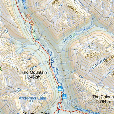 GoTrekkers Ltd Jasper National Park North Trail Planning Map digital map