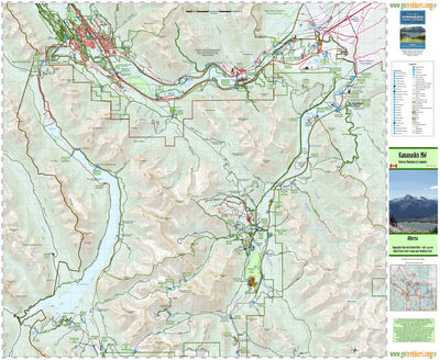GoTrekkers Ltd Kananaskis Northwest 2023 digital map