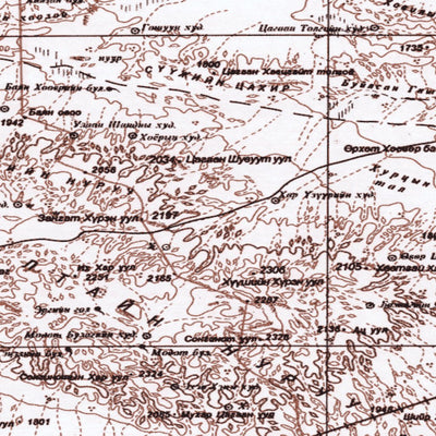 GoTrekkers Ltd Mongolia L47G OROGNUUR digital map