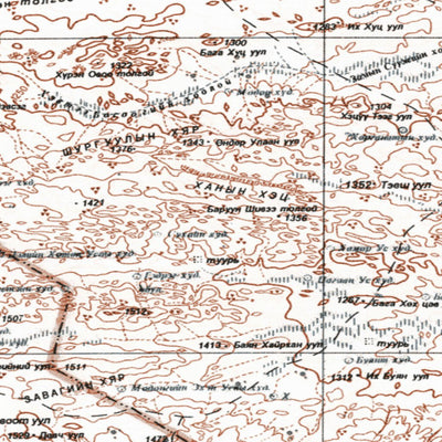 GoTrekkers Ltd Mongolia L48G MANDALGOV digital map