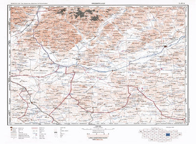 GoTrekkers Ltd Mongolia L49A ONDORKHAAN digital map