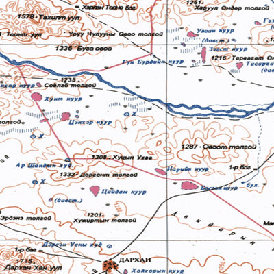 GoTrekkers Ltd Mongolia L49A ONDORKHAAN digital map