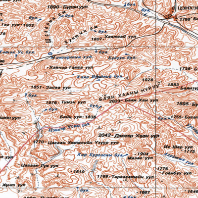 GoTrekkers Ltd Mongolia L49A ONDORKHAAN digital map