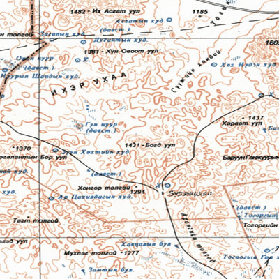 GoTrekkers Ltd Mongolia L49B BARUUN URT digital map