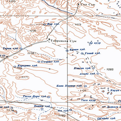 GoTrekkers Ltd Mongolia L50V ERDENETSAGAAN digital map