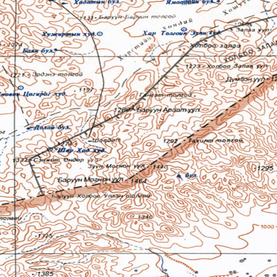 GoTrekkers Ltd Mongolia L50V ERDENETSAGAAN digital map