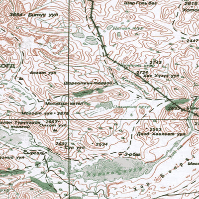GoTrekkers Ltd Mongolia M45GL45B OLGIJ digital map