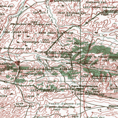 GoTrekkers Ltd Mongolia M46BG BARUUNTURUUN digital map