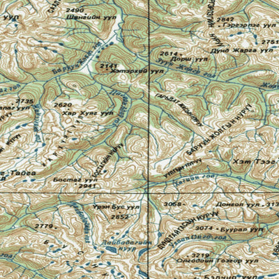 GoTrekkers Ltd Mongolia M47A BAJANZURKH digital map