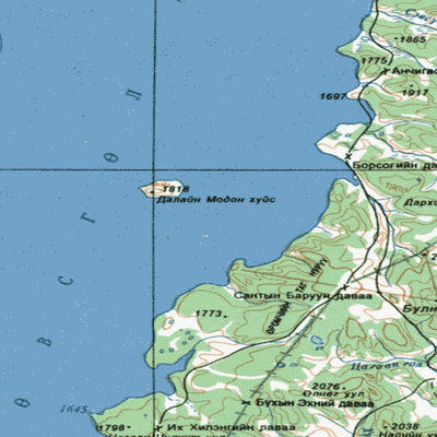 GoTrekkers Ltd Mongolia M47B KHOVSGOL digital map