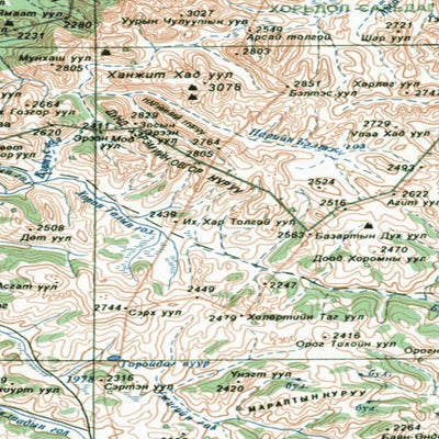 GoTrekkers Ltd Mongolia M47B KHOVSGOL digital map